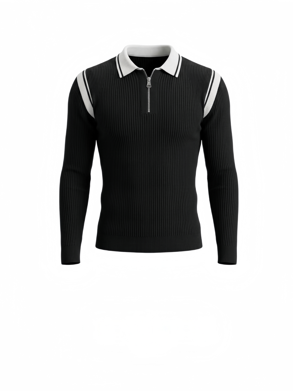 ZIP POLO LS
